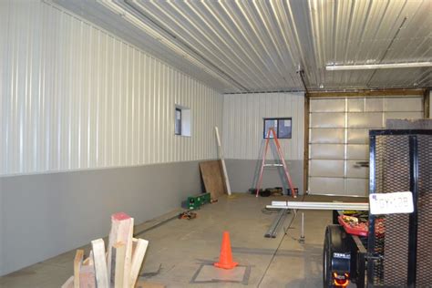 installing metal siding inside garage